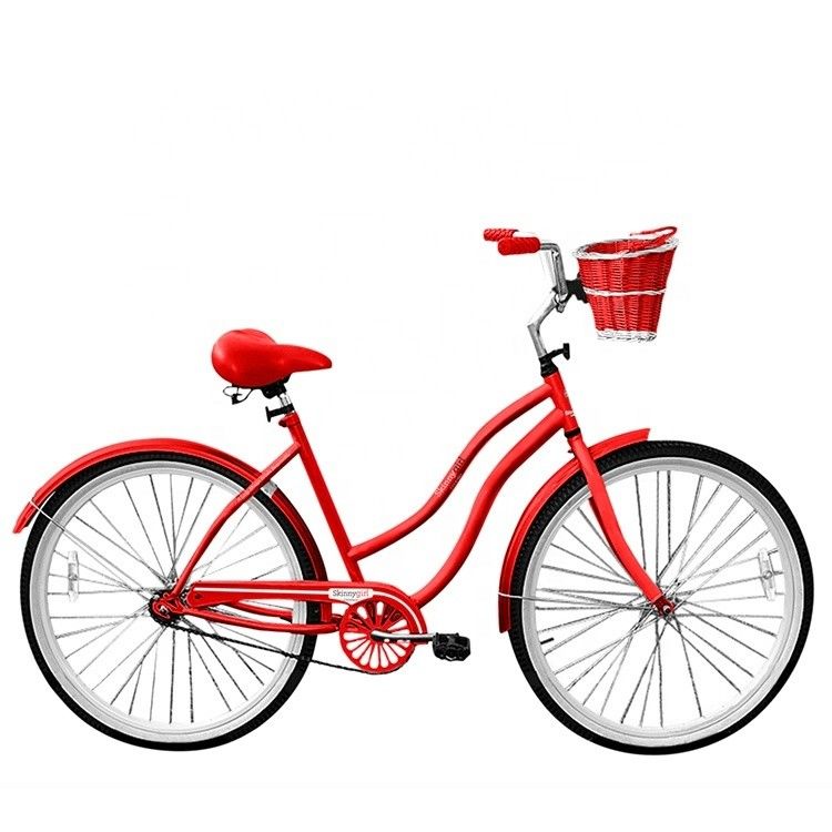 26&quot; Frauen Step Thru Beach Cruiser Bike mit Einzelschnellgetrieben und Aluminiumfelgen