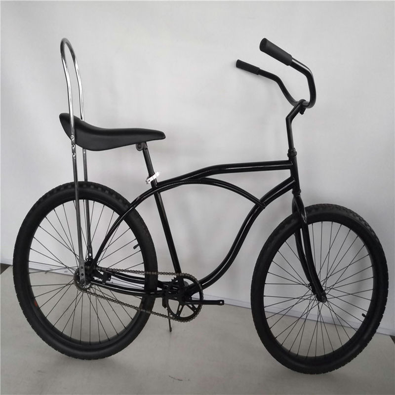 26 Zoll 3 Geschwindigkeiten Aluminium Rim Beach Cruiser Fahrrad für Erwachsene Männer Bruttogewicht 19kg