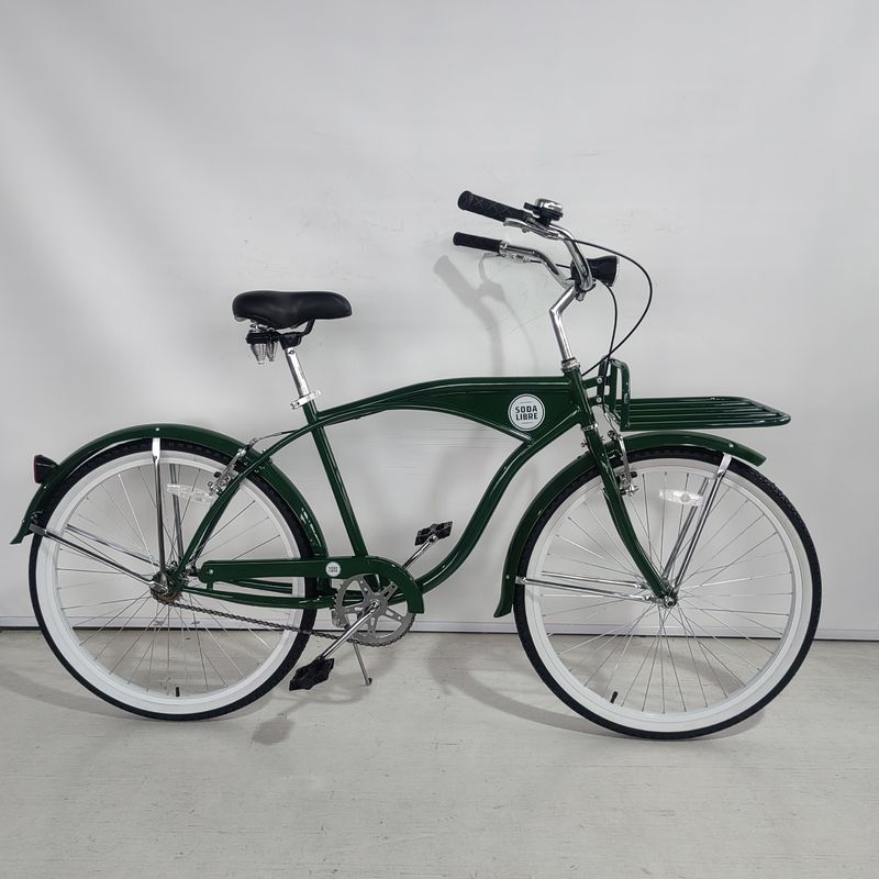 Stahlgabelmaterial für Erwachsene Eingeschwindigkeits-Männer Beach Cruiser Bike 26 Zoll für die Werbung