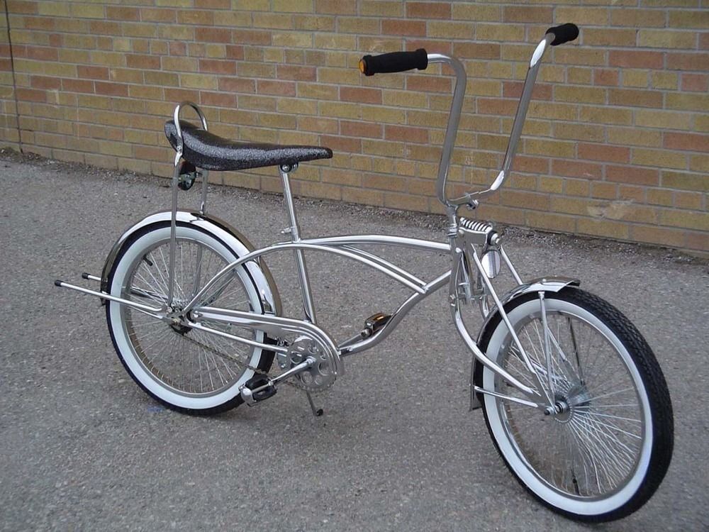 Low Rider Bike 20 Zoll Cruiser Bike mit Bananensitz und 13 kg Bruttogewicht