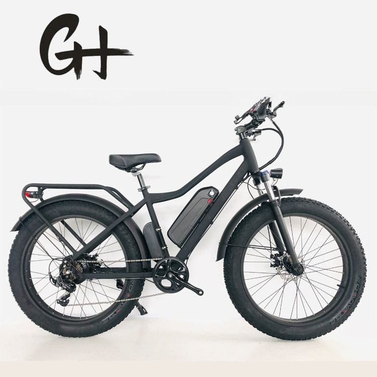 Scheibenbremse 750W 48V Lithiumbatterie Erwachsene E-Bike Fettreifen Elektrofahrrad 26 Zoll mit maximaler Geschwindigkeit von 30-50Km/h