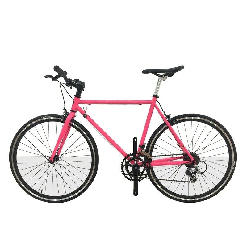Aluminium-Ständer ohne Faden 700C Hi-Ten Stahlrahmen Sunrace 14S Geschwindigkeiten Erwachsener Road Bike