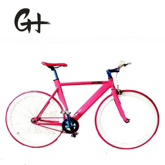 Taiwan Aluminium CE Einzelgeschwindigkeitsverfolgung Fixed Gear Fixie Bike 58CM für den US-Markt