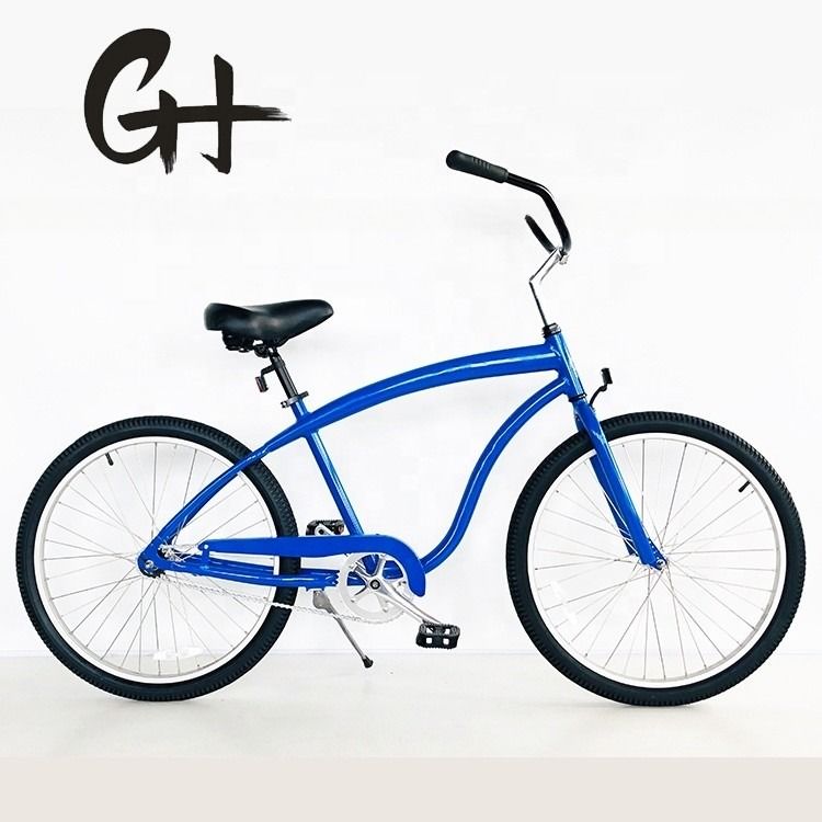 10 Stahlrahmen 26 &quot;Radgröße 3G OEM / ODM CE Männer Erwachsene Single Speed Beach Cruiser Bike