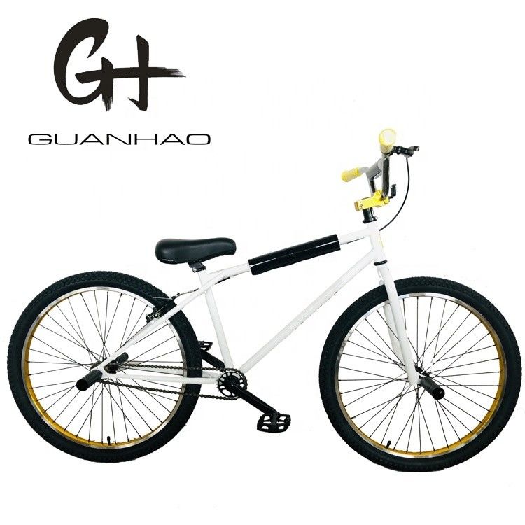 Benutzerdefiniertes Logo 26 Zoll BMX-Fahrrad mit Hi-Ten Stahlrahmen und 25T Kleinkettenring
