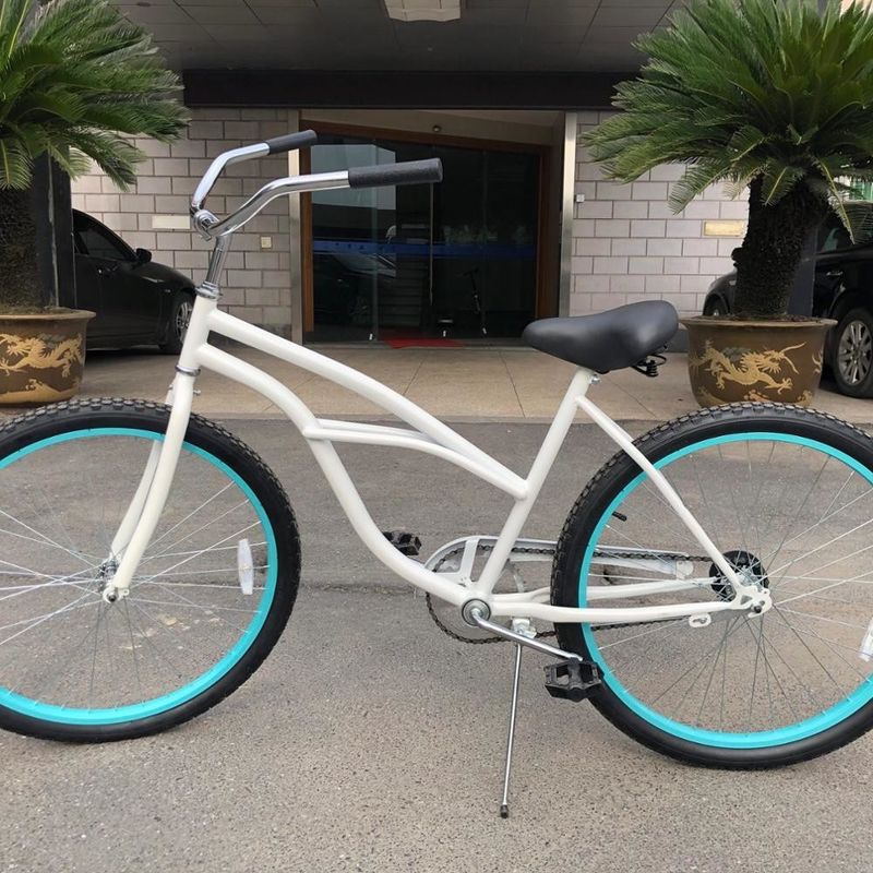 Beispiel 45 Stück 24&quot; Langrahmen Beach Cruiser Bike mit Legierungsfelge und Stahl Gabel Material