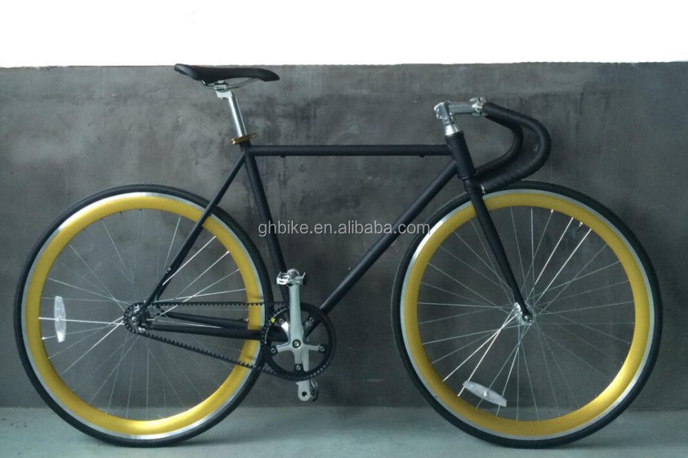 Alloy Pedal 2016 High End Männer Style 700C Single Speed Belt Drive Road Bike/Fixie Bike in jeder Farbe
