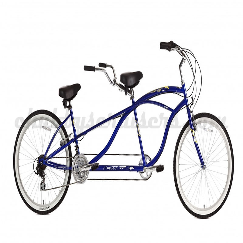 OEM 26 Zoll Tandem Beach Cruiser Bike für Erwachsene mit 1,8 m Länge und 300 kg Tragfähigkeit