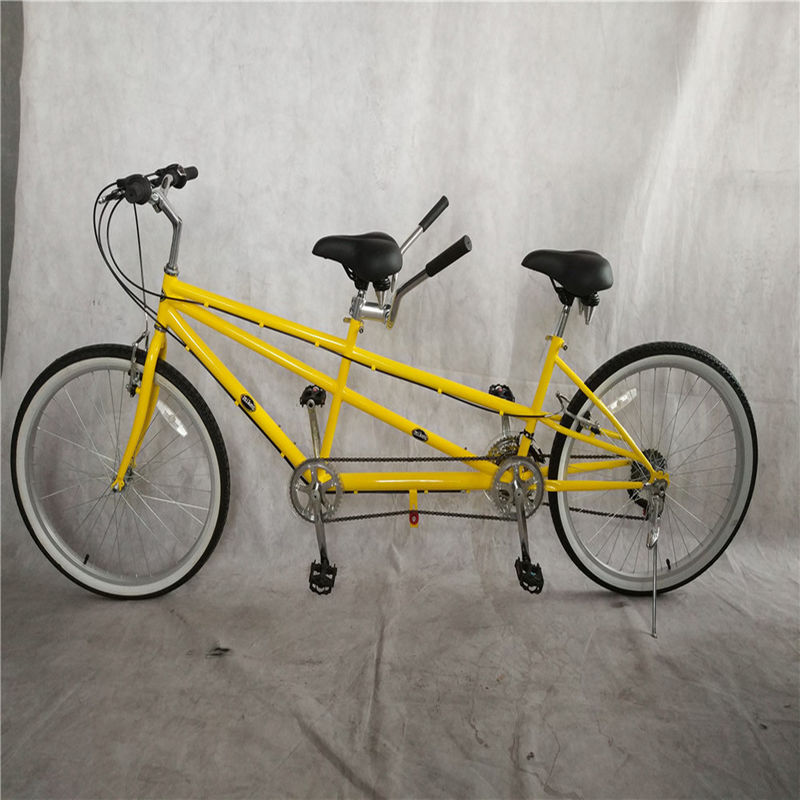 Hard Frame Tandem Fahrrad 26 Zoll Touren- und Freizeitfahrzeug für Erwachsene Zweisitzer Fahrrad