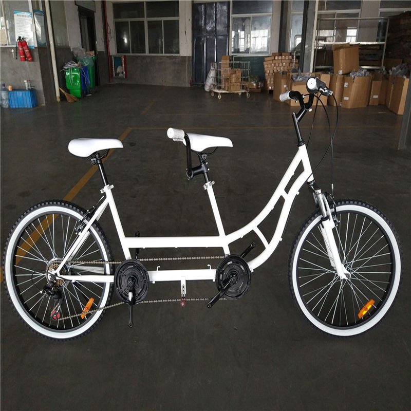 Aluminiumfelder 24 Zoll Doppelsitzer Tandem-Fahrrad für Familien-Touren und Sightseeing