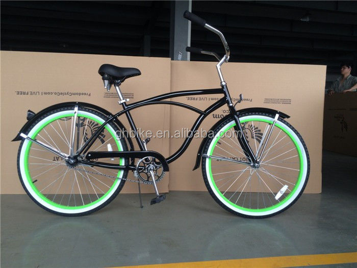 Grüner Aluminiumring 26 Zoll Schwinn Beach Cruiser Bike für Männer Bruttogewicht 18 kg