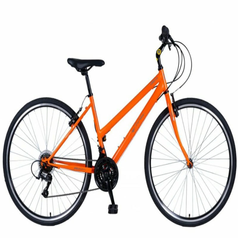 21 Speed Step Through Women Cycle Urban Lady City Hybrid Bike mit Doppel-V-Bremse