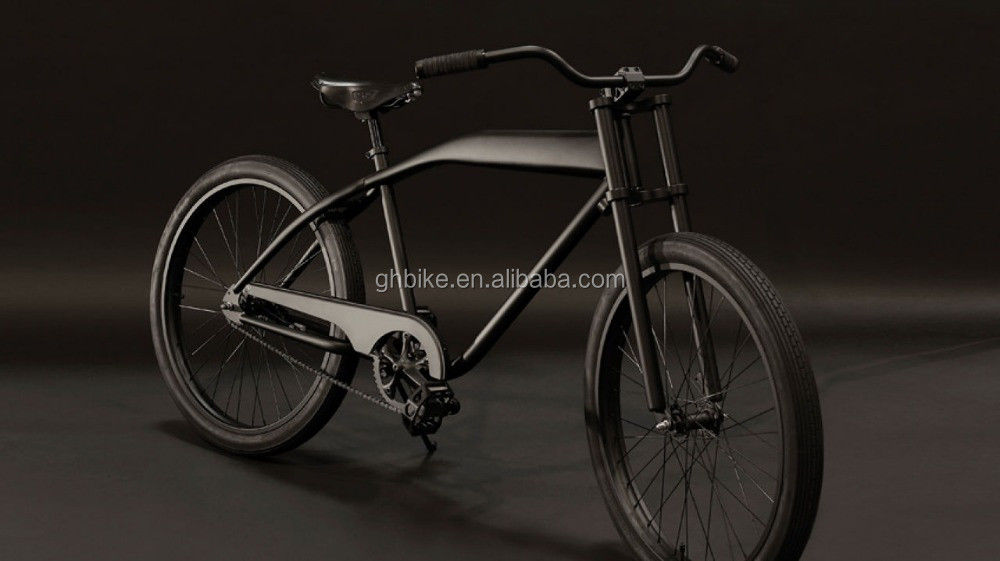 26&quot;x3.0 Reifen Einzelgeschwindigkeit Mann Beach Cruiser Fahrrad mit Chopper Stil Lenker
