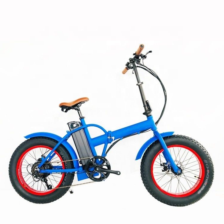 20&quot; 4.0 Snow Big Fat Reifen Klappfahrrad mit 500W Motor und 14AH Lithiumbatterie