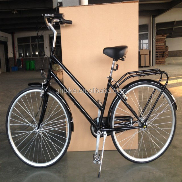 17 kg Schwarz Farbe 3 Ganges Stadtfahrrad für Frauen Fahrrad Stadtfahrrad Damenfahrräder Schwarz Farbe