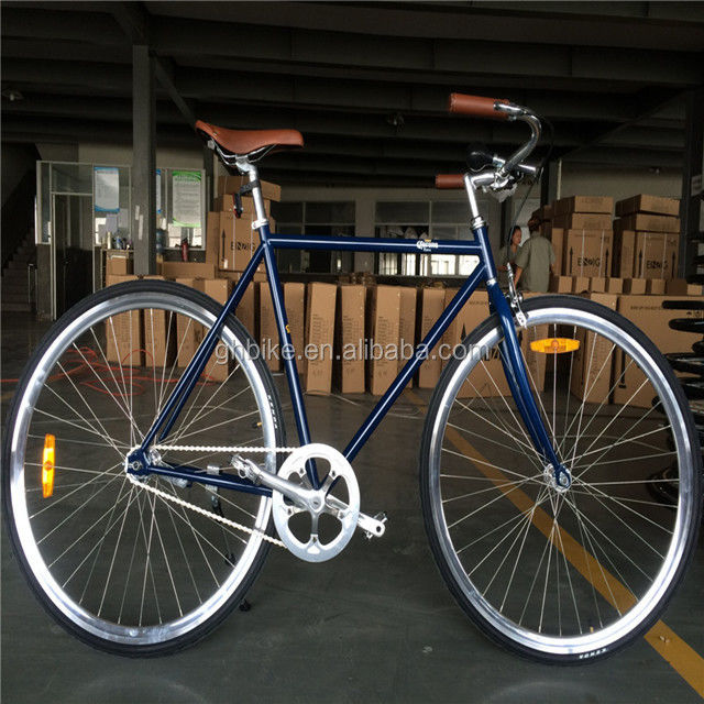 Vintage City Cruiser Fahrrad 700C Erwachsenen Herren Retro Cromo Hybrid Fahrrad mit Cro-mo Gabel