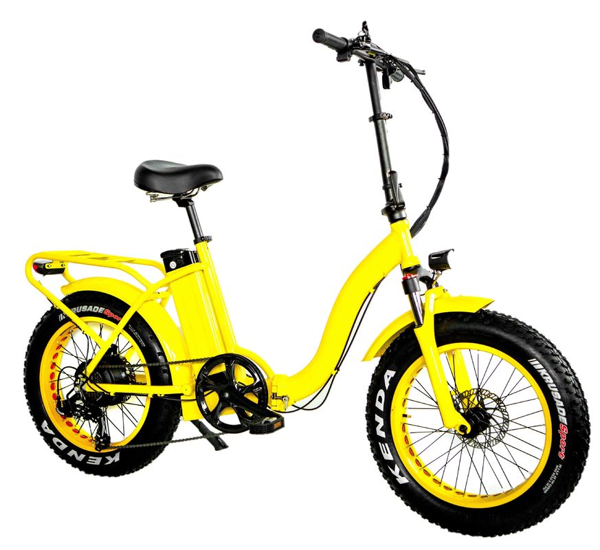 48V 21AH Lithiumbatterie 1000W 50KM/H UL2849 Frauen Dame kundenspezifisches Elektro-Fett-Schnee-Reifen Klappfahrrad