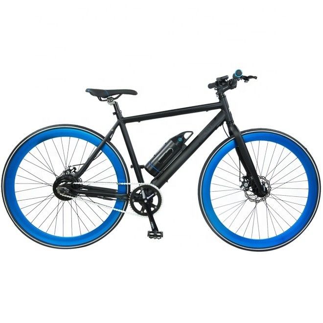 Aluminiumrahmen 700C Einzelgeschwindigkeit 500W 48V 10AH Lithiumbatterie Elektrofahrrad für die Stadt
