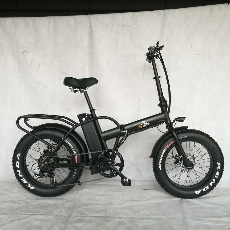 20 Zoll 48V 500W 750W 1000W elektrisches Klapprad mit Fettreifen Maximalgeschwindigkeit 30-50Km/h