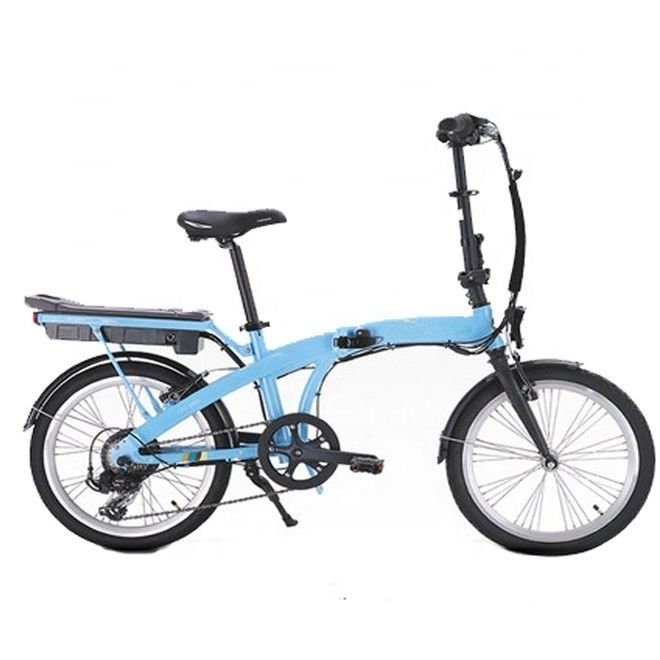 CE-zertifiziertes Mini-Elektro-Faltfahrrad mit 7 Schnellgetrieben und 10,5 AH-Batterie