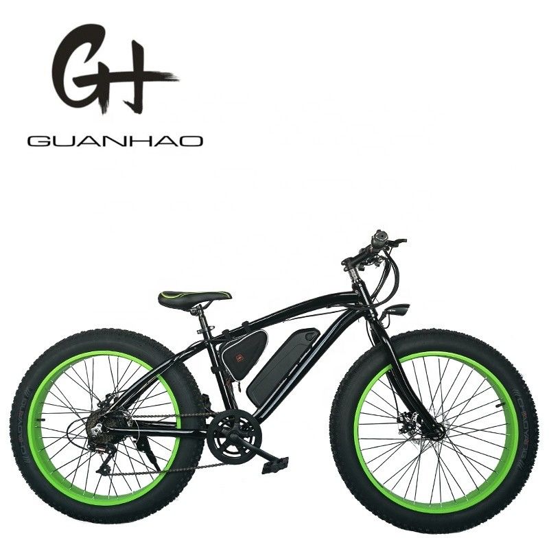 26 Zoll Hi-Ten Stahlrahmen 48V 500W 10.4AH Chinesisch Schnee Fett Reifen Mountain Electric Bike