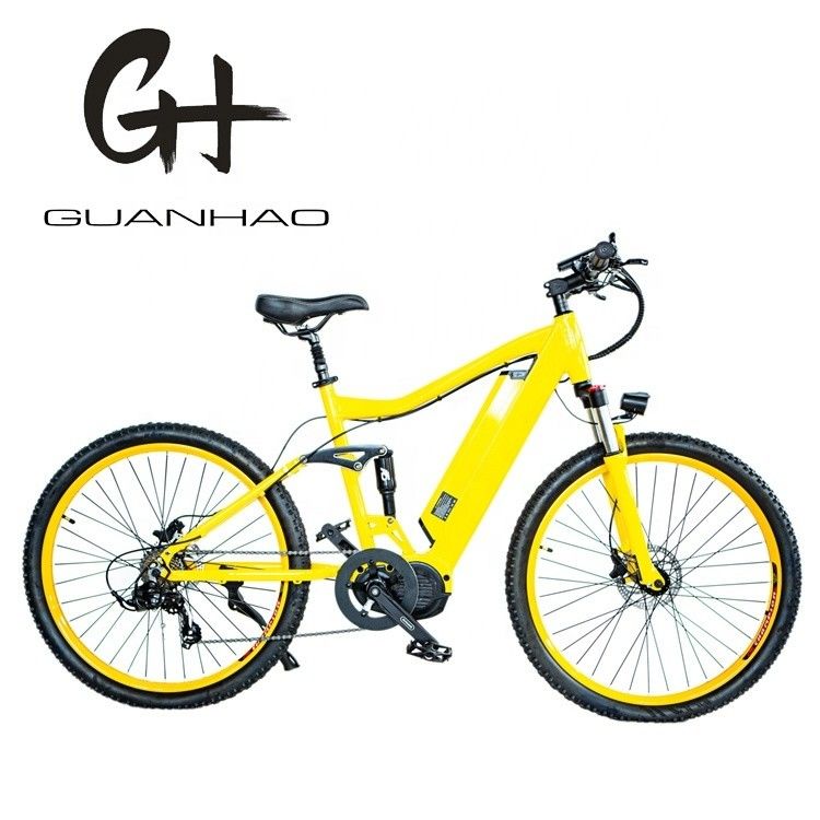 26&quot; 2,20 Elektro Mountainbike mit Aluminiumlegierungsrahmen Vollfederung und Bafang BBS02 G510 1000W Mid Drive