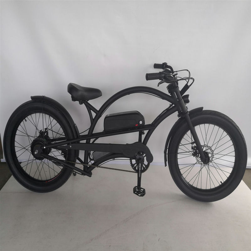 24-Zoll-Lange-Rahmen-Elektro-Strandfahrrad mit 48-Volt-Bürstenlos-Motor und 3,0-Fettreifen