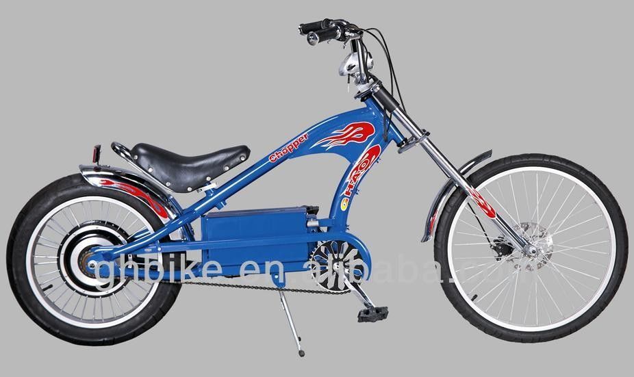 24&quot;-20&quot; Chopper Elektrofahrrad Fahrrad mit Lithiumbatterie und Scheibenbremse