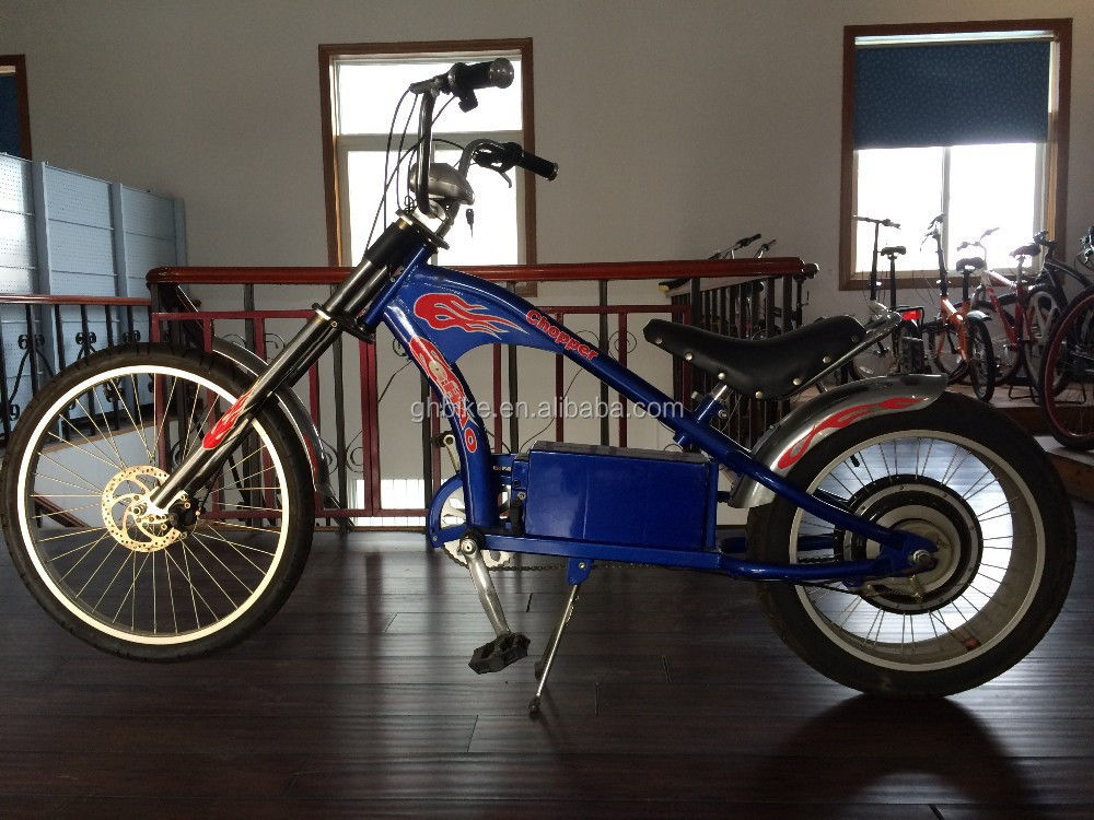 Elektrofahrrad Erwachsene Chopper-Fahrrad mit Kunststoffpedal und Bürstenloser Motor im besten Fall