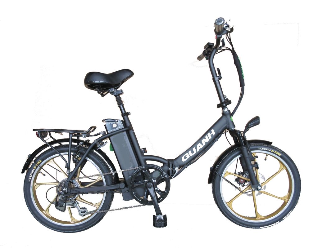 Klappfahrrad für Israel Grünes Fahrrad 350W Magnetrad 36V Spannung 7 Geschwindigkeiten