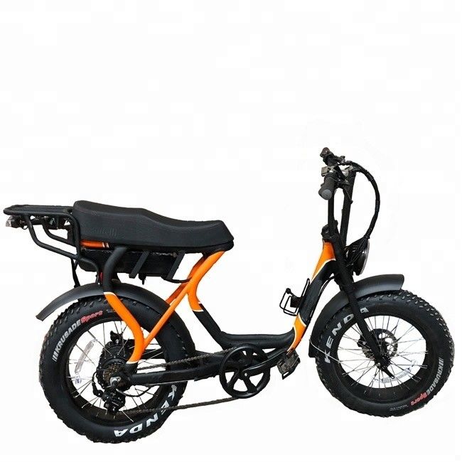 750W Bürstenloser Motor Klappfett E-Bike mit 20 Zoll Reifen Große Leistung und kompakte Größe