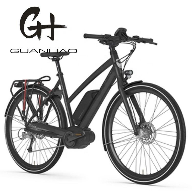 36V 250W 17Ah Mittlerer Elektromotor Unisex-Stadt-Elektrofahrrad für intelligente Fahrer